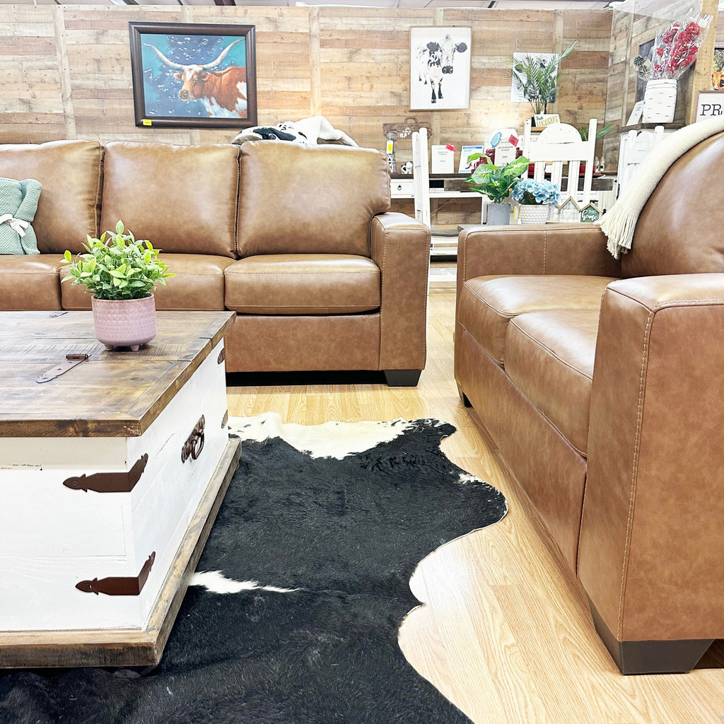 Sienna Leather Sofa Set