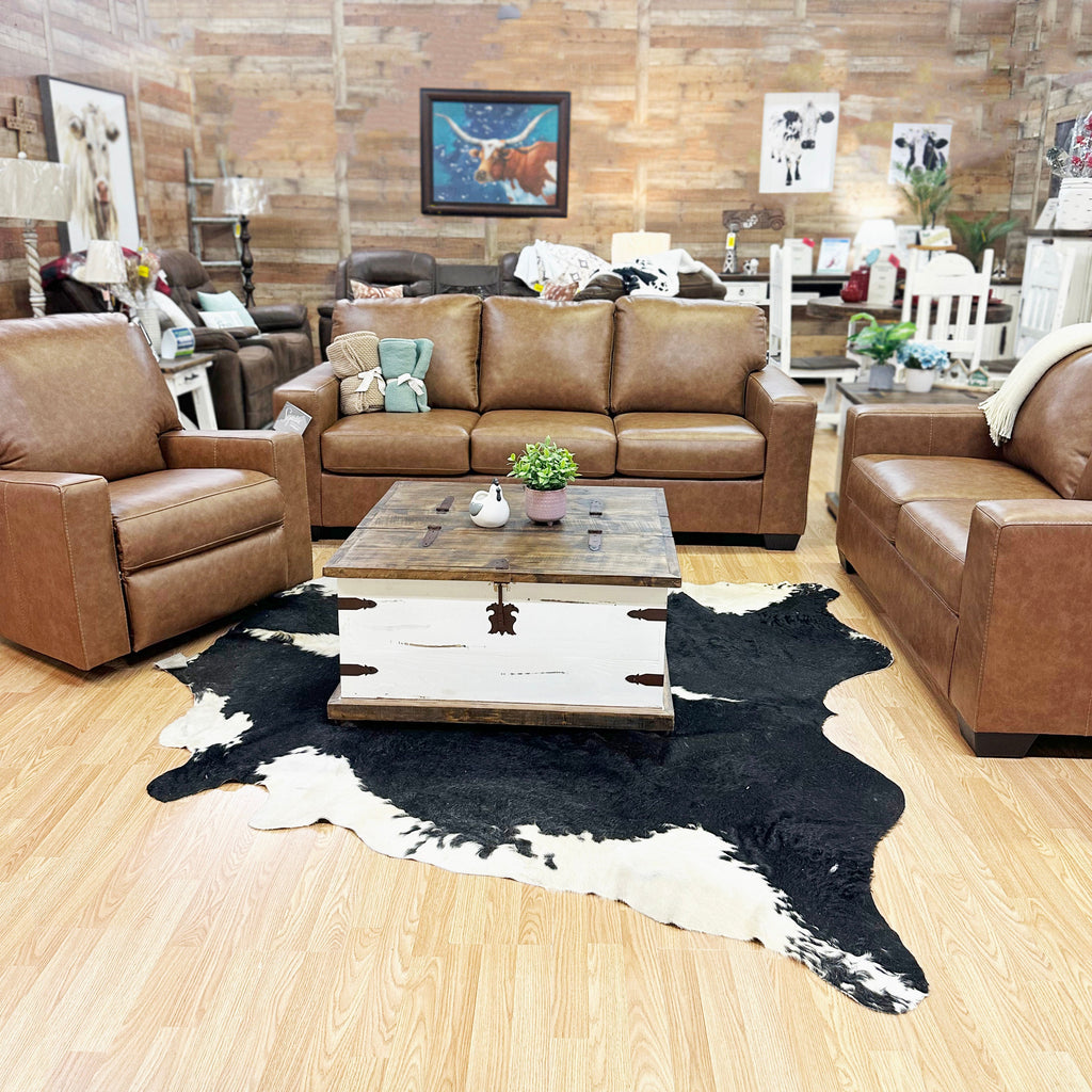 Sienna Leather Sofa Set