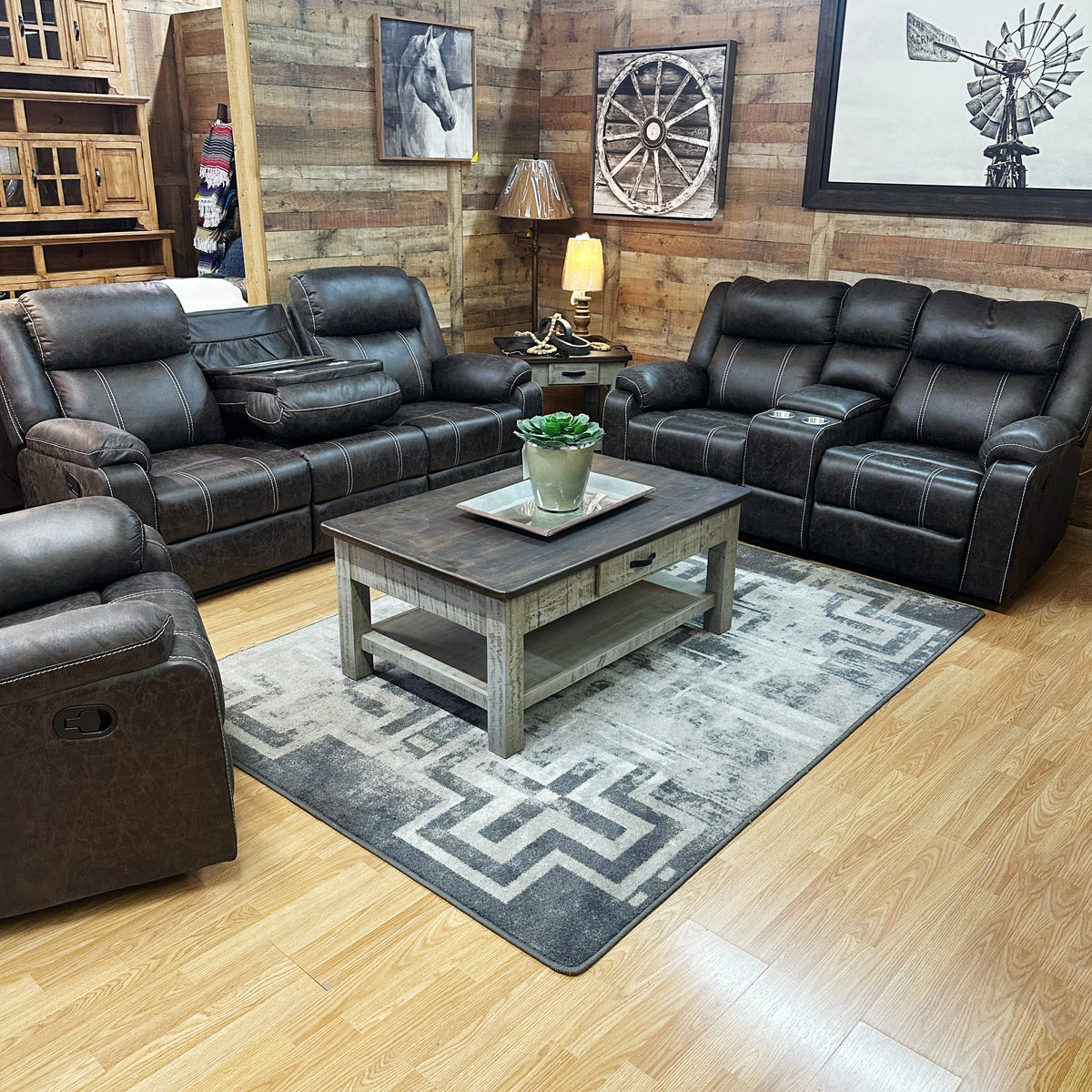 Navarro Reclining Sofa Set