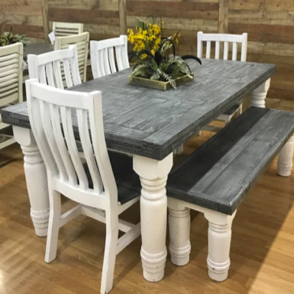 6' Suburban Slate Table Set