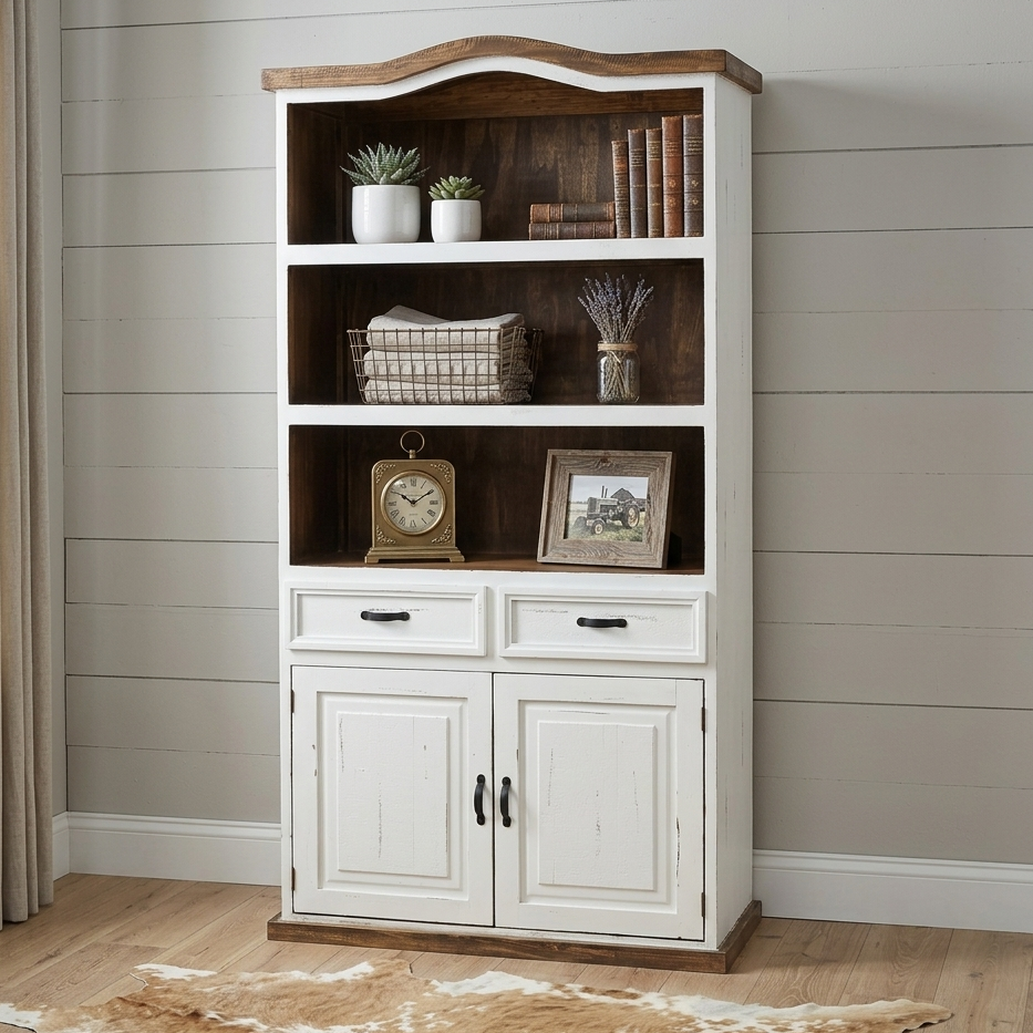 Branson 2 Door Bookcase