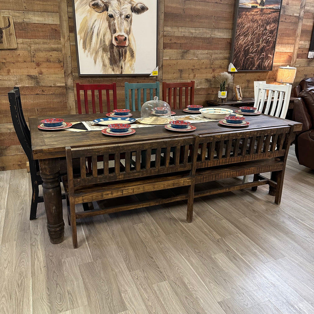 Canyon 8' Multicolor Deluxe Dining Set