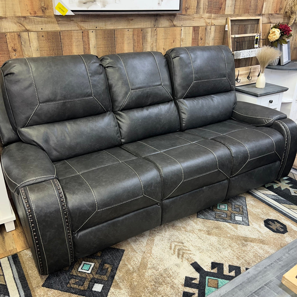 Steel Manual Reclining Sofa