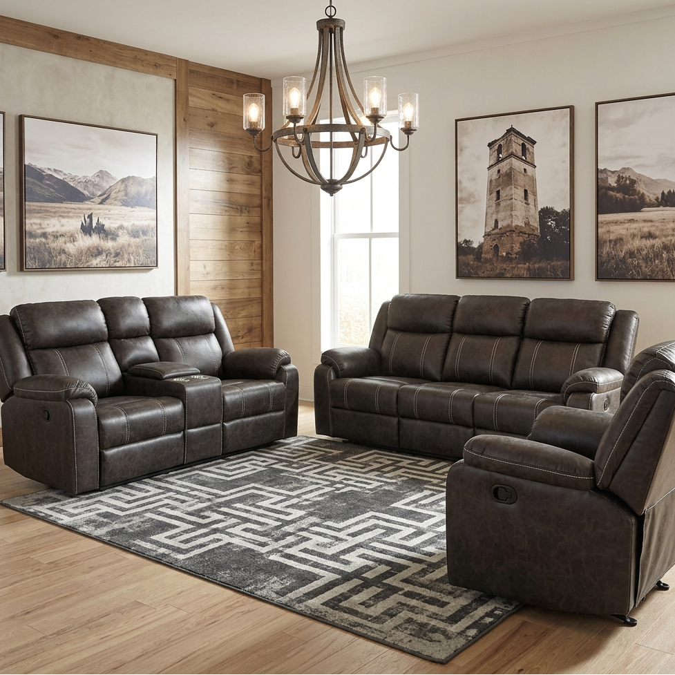 Navarro Reclining Sofa Set