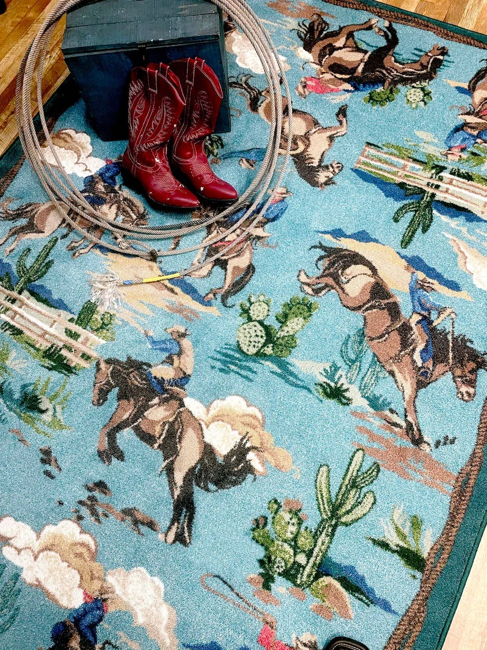 Retro Cowboy Rug