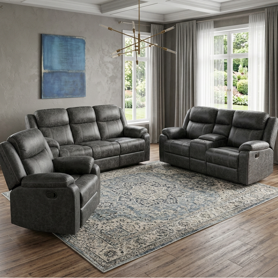 Stonehaven Reclining Sofa Set