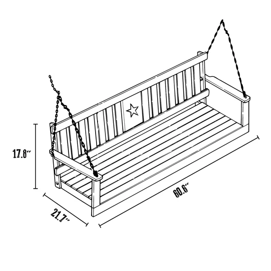 5' Porch Swing