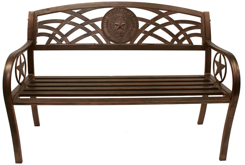 Texas State Seal Bench