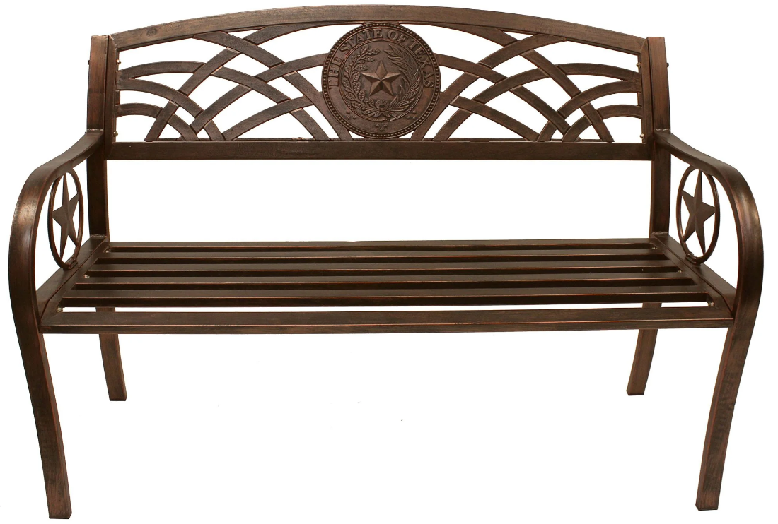 Texas State Seal Bench
