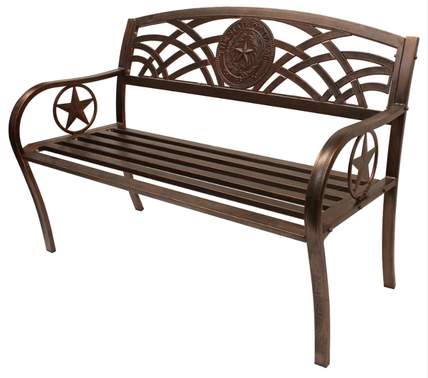 Texas State Seal Bench
