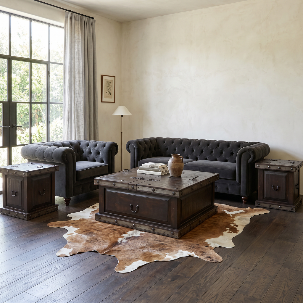 Cortez Trunk Coffee Table Set