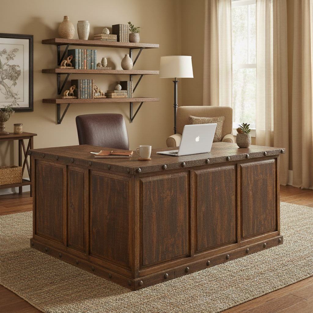 Ponderosa Right Angled/Combo Desk