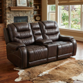 Maverick Leather Loveseat