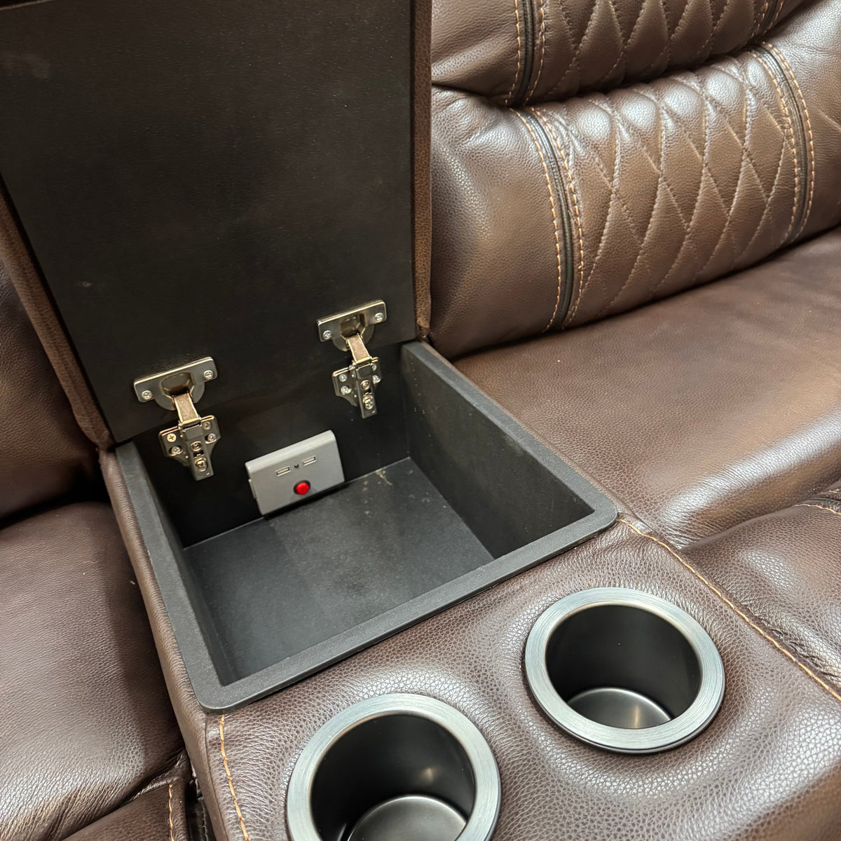 Maverick Leather Loveseat