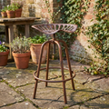Bronze Tractor Stool