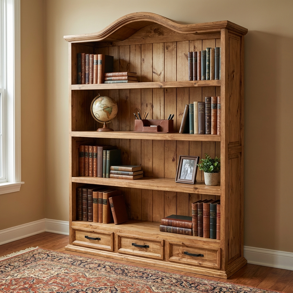 Sierra 3 Drawer Bookcase