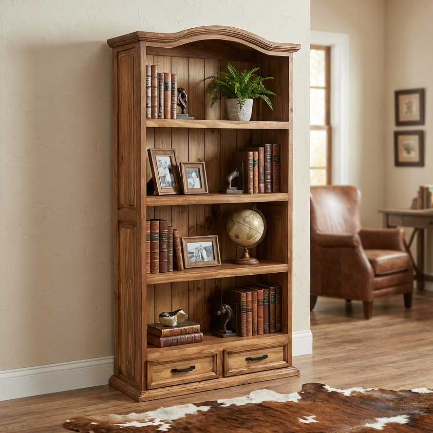 Sierra 2 Drawer Bookcase