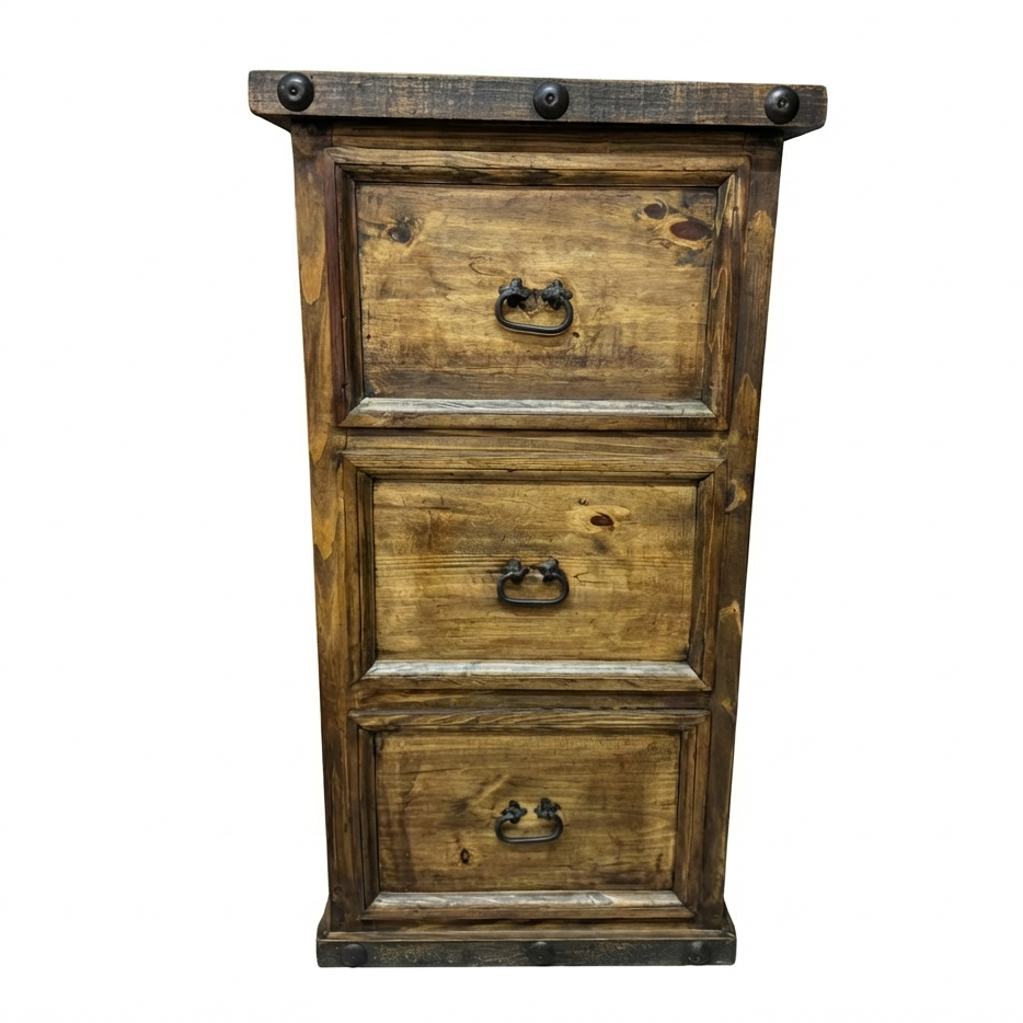 Ponderosa 3 Drawer Filing Cabinet