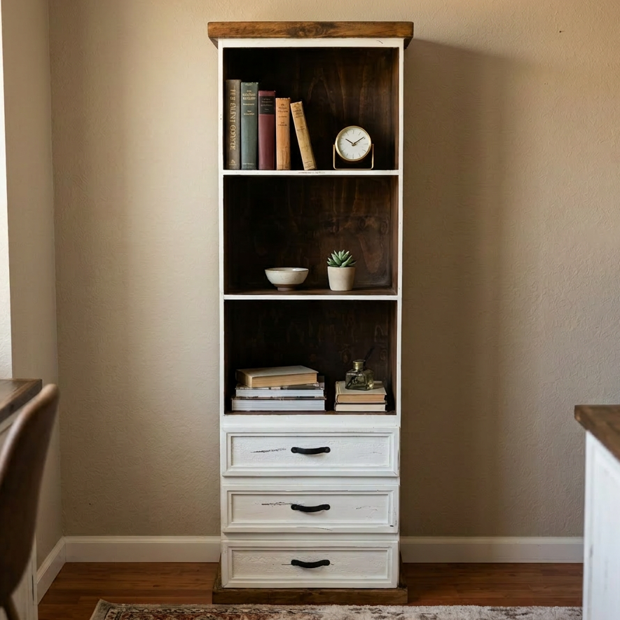 Branson Skinny Bookcase