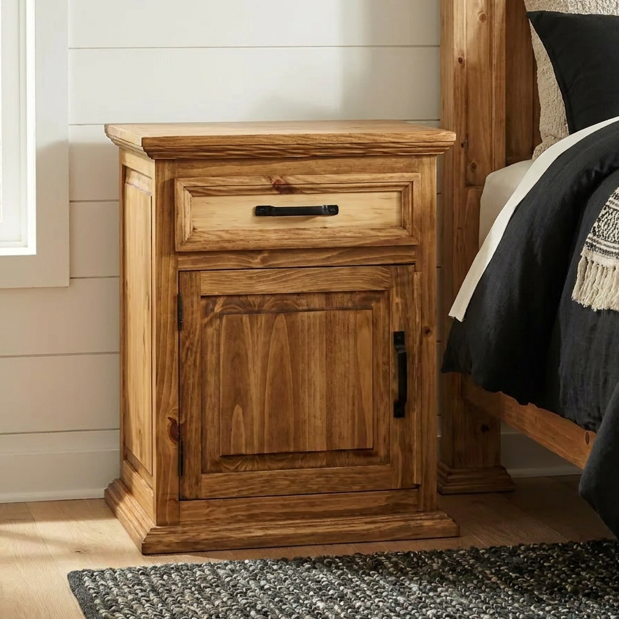 1 Door Tall Nightstand