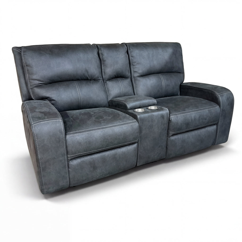 Slate Reclining Sofa Set