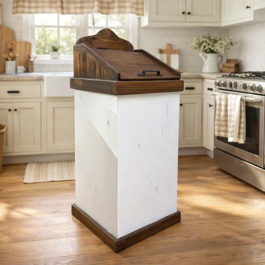 Farmhouse Trash Can