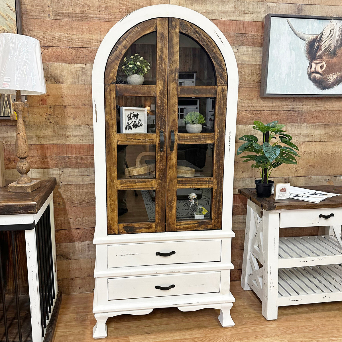 Branson Arched Cabinet